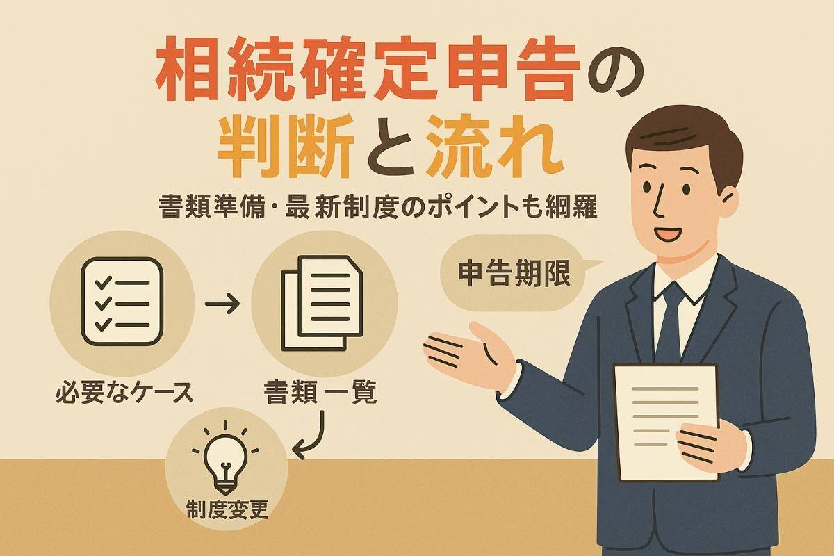 相続後に確定申告が必要な場合の判断と流れを完全解説｜書類準備と最新制度のポイント