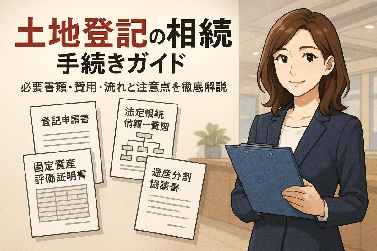 相続の名義変更で土地を正しく登記する方法ガイド｜必要書類・費用・手続きの流れと注意点