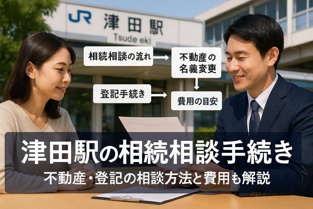 津田駅周辺で始める相続の基本から不動産や登記相談まで手続きと費用を徹底解説