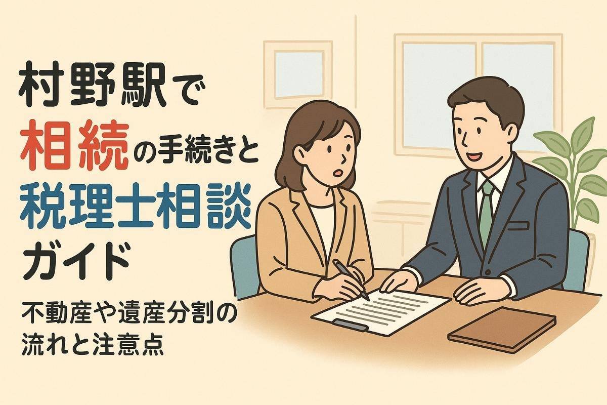 村野駅で相続の手続きと税理士相談ガイド｜不動産や遺産分割の流れと注意点